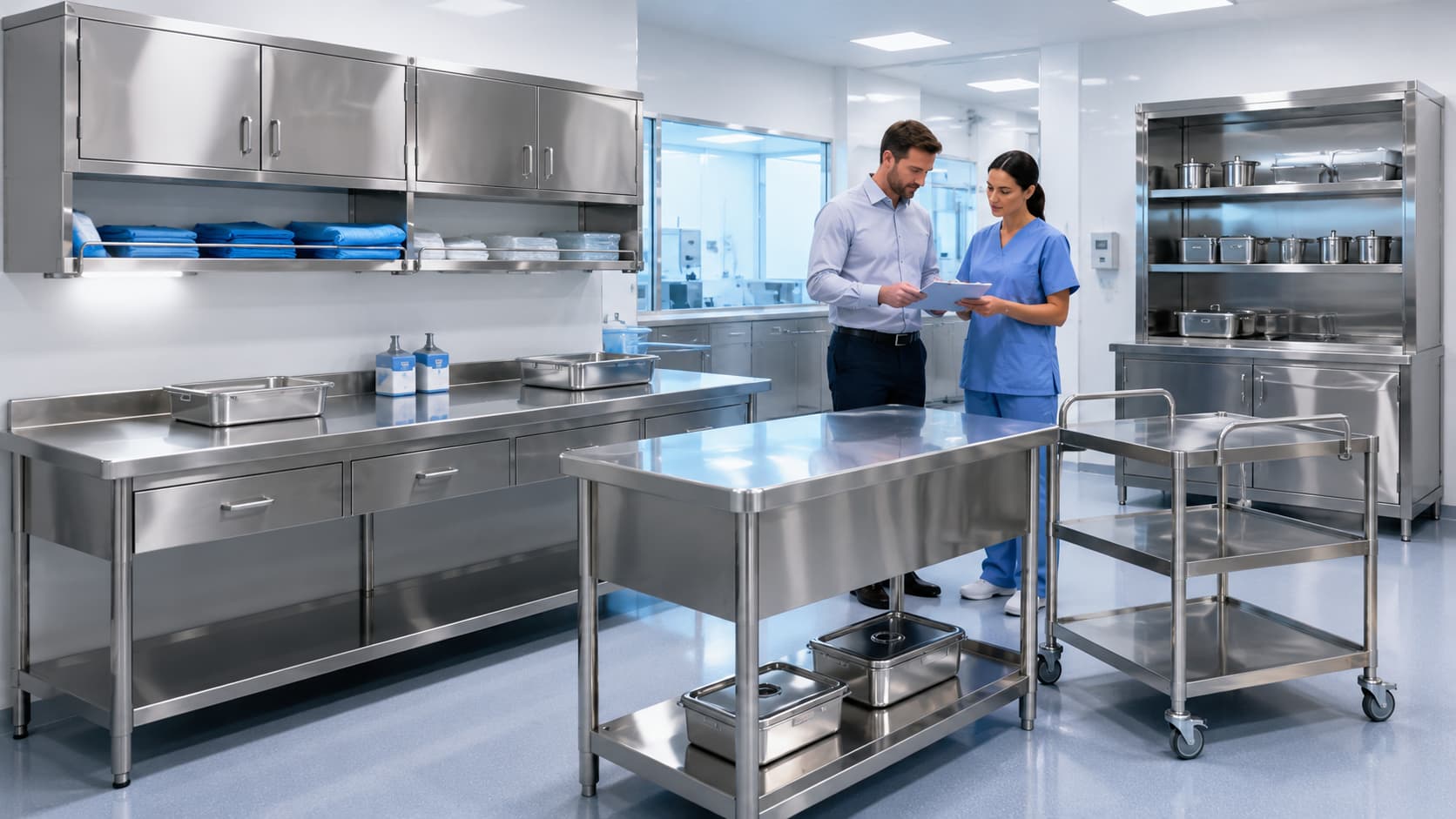 Onde comprar móveis para hospital em inox sob medida? 