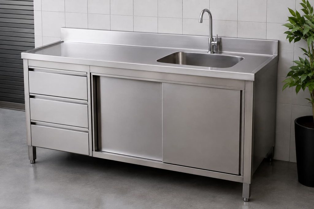 Balcão de inox para pia: como acertar na compra