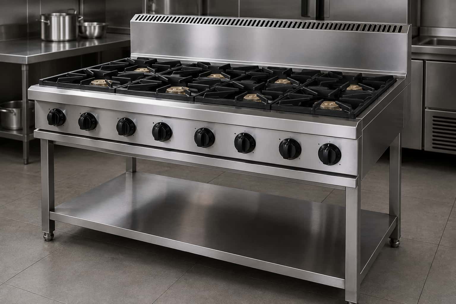 Fogão industrial de inox: o que avaliar na compra