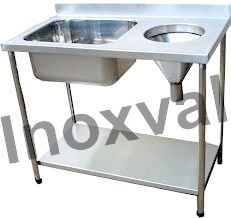 Mesa de aço inox