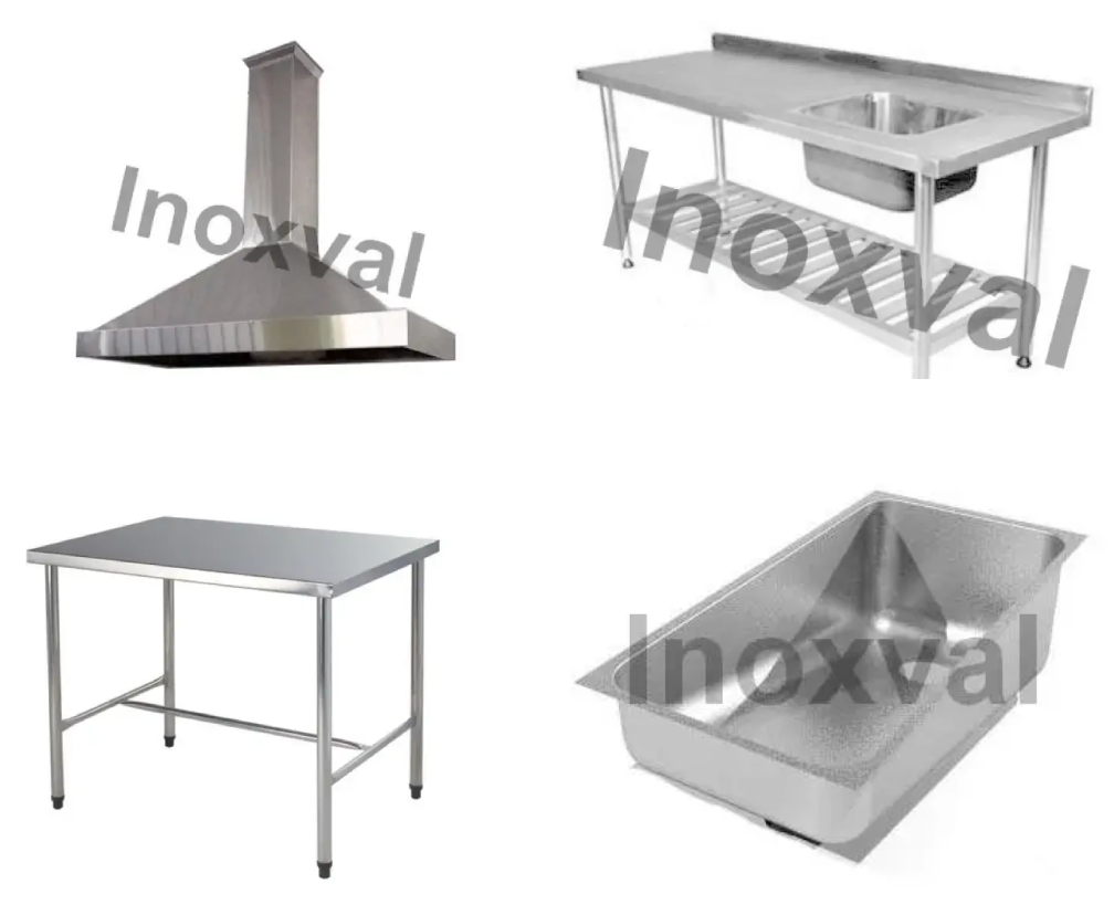 Linha Completa de Produtos em Aço Inox