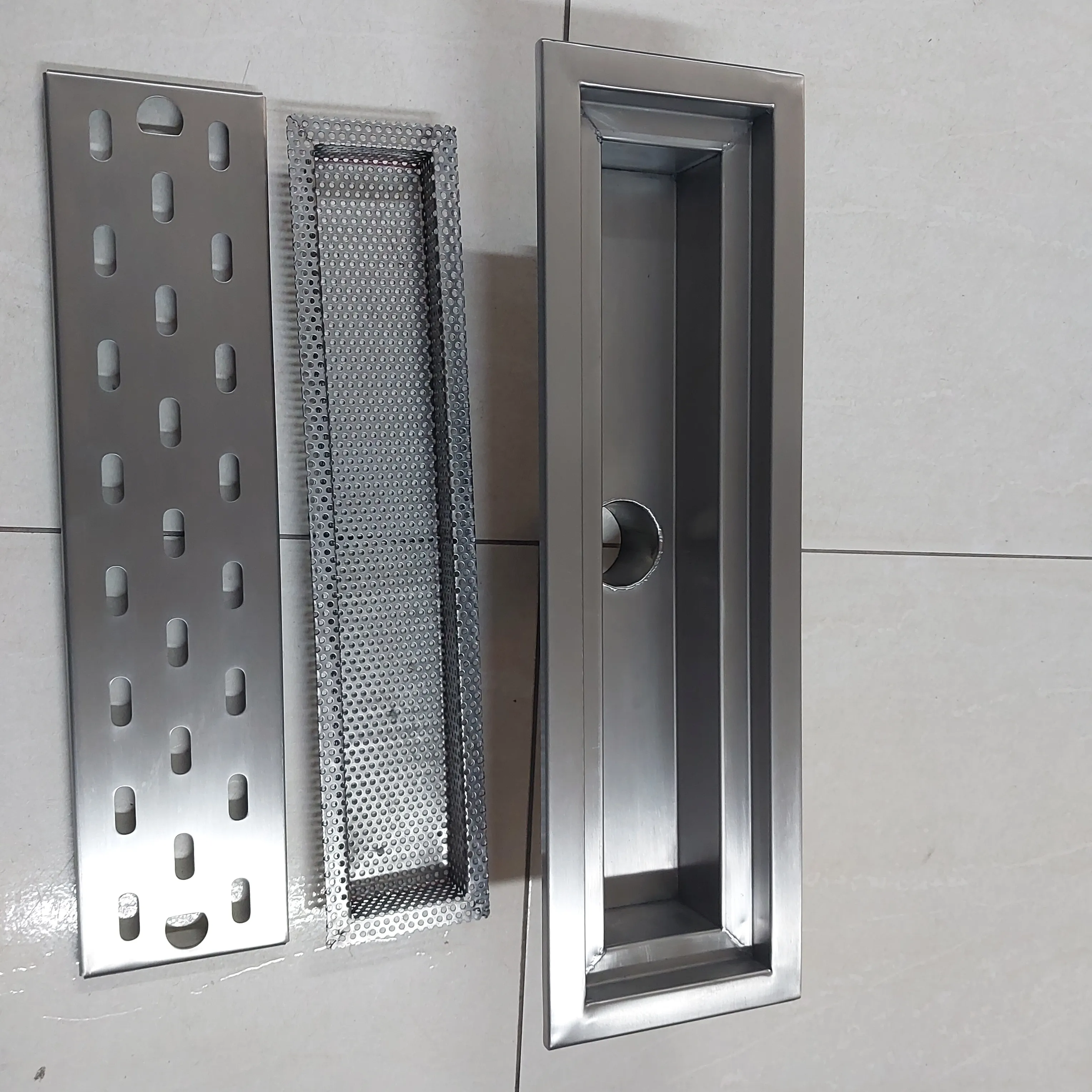 Grelha em aço inox modelo 6